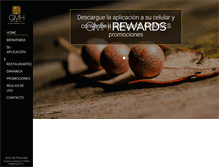 Tablet Screenshot of gmhrewards.com
